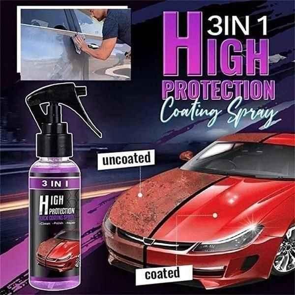 3 in 1 Quick Car Ceramic Coating Spray- High Protection