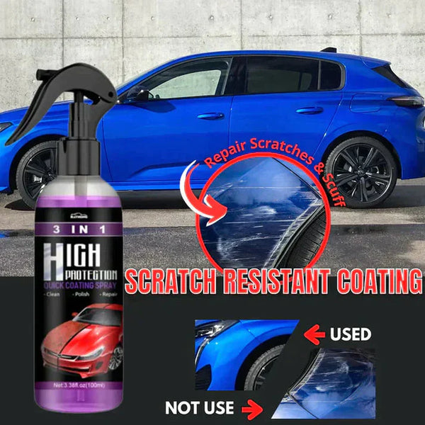 3 in 1 Quick Car Ceramic Coating Spray- High Protection